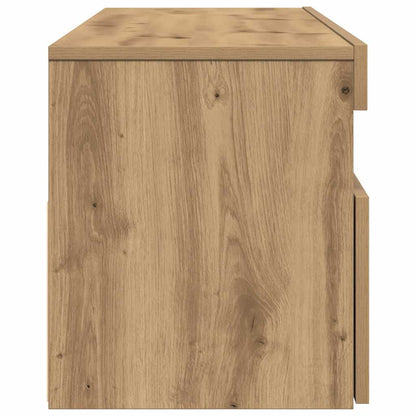 TV-Møbel Artisan Eik Tv-benk med LED-lys 120x35x40 cm