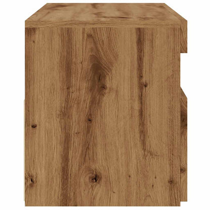 TV-Møbel Artisan Eik Tv-benk med LED-lys 90x35x40 cm
