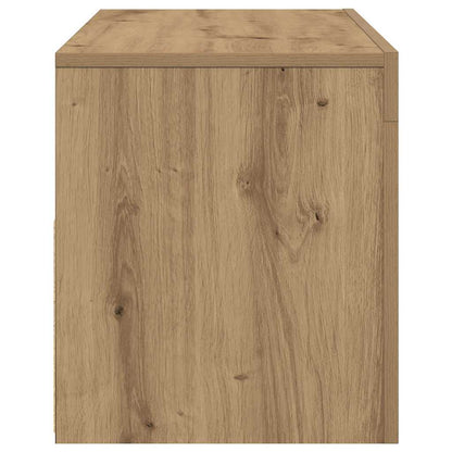 TV-Møbel Artisan Eik TV-benk med LED-lys 90x35x40 cm
