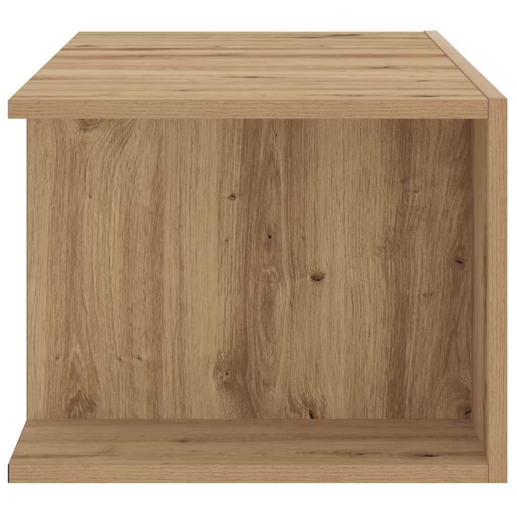 TV-Møbel Artisan Eik Tv-benk med LED-lys 90x39x30 cm