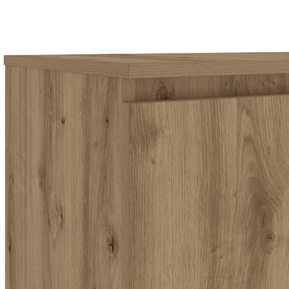 TV-Møbel Artisan Eik Tv-benk med LED-lys 140x40x35,5 cm