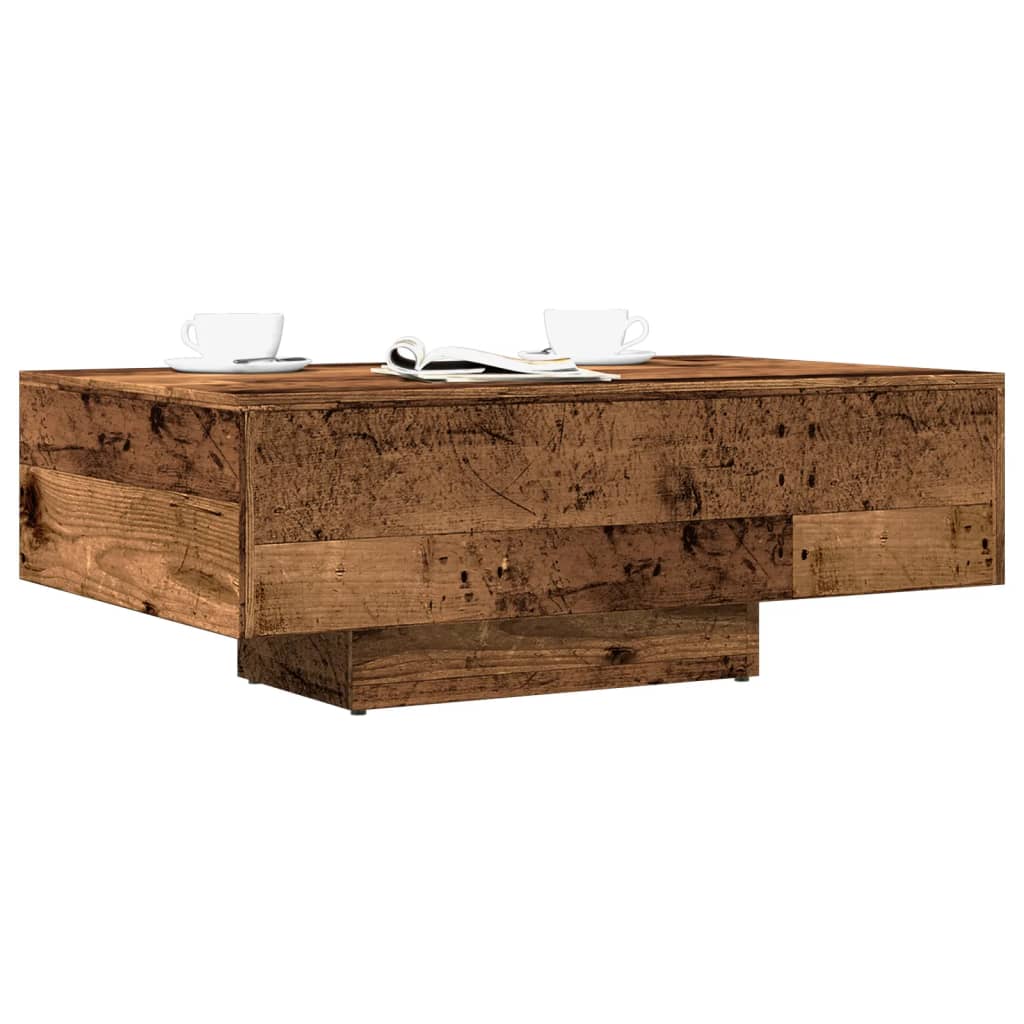 Salongbord Sofabord Gammelt Tre 85x55x31 cm