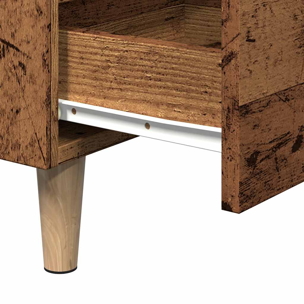 Nattbord Sengbord Gammelt Tre 40x35x69 cm