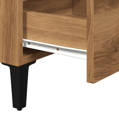 Nattbord Sengbord Artisan Eik med metallben 40x35x69 cm