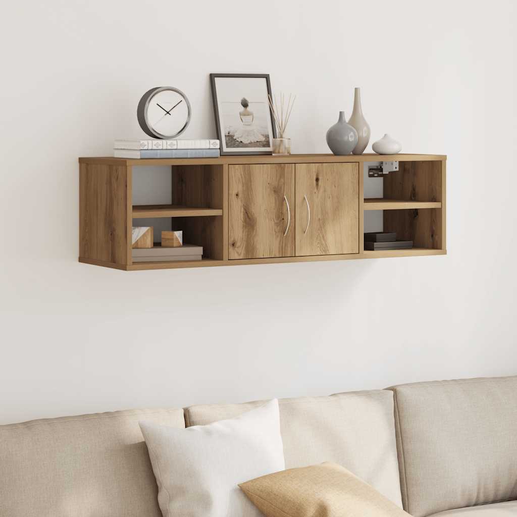 Veggskap artisan eik 101x30x29 cm konstruert tre