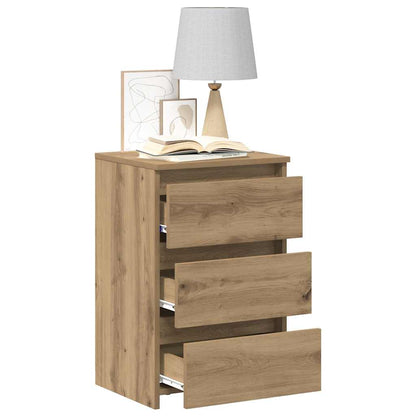Nattbord 2 stk artisan eik 40x35x62,5 cm konstruert tre