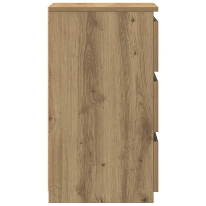 Nattbord 2 stk artisan eik 40x35x62,5 cm konstruert tre