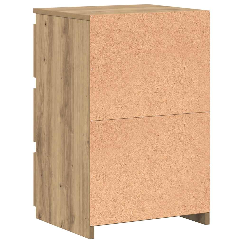 Nattbord 2 stk artisan eik 40x35x62,5 cm konstruert tre