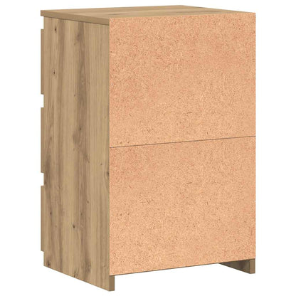 Nattbord 2 stk artisan eik 40x35x62,5 cm konstruert tre