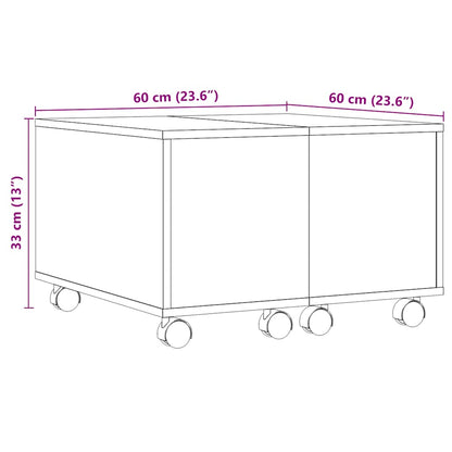 Salongbord Sofabord Artisan Eik 60x60x38 cm