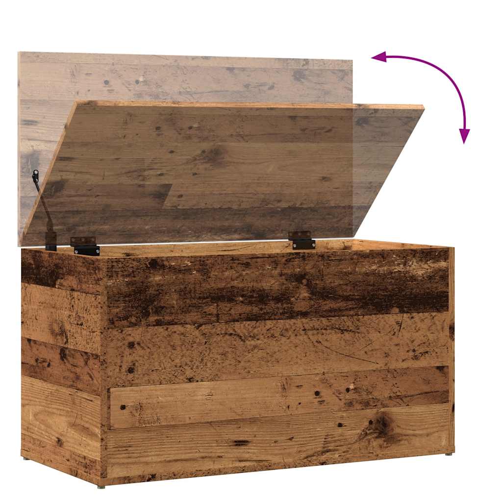 Oppbevaringskiste Gammelt Tre 84x42x46 cm