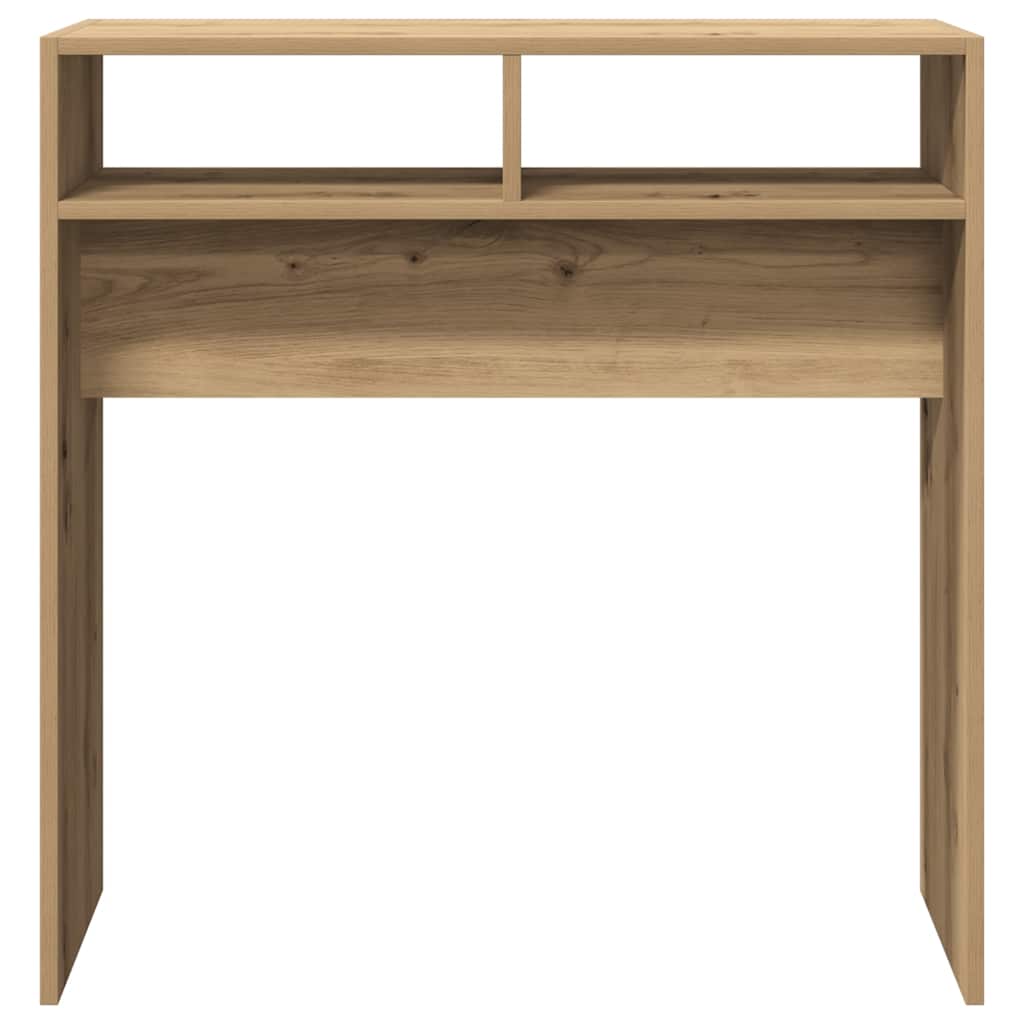Konsollbord artisan eik 78x30x80 cm konstruert tre