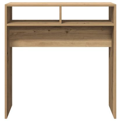 Konsollbord artisan eik 78x30x80 cm konstruert tre
