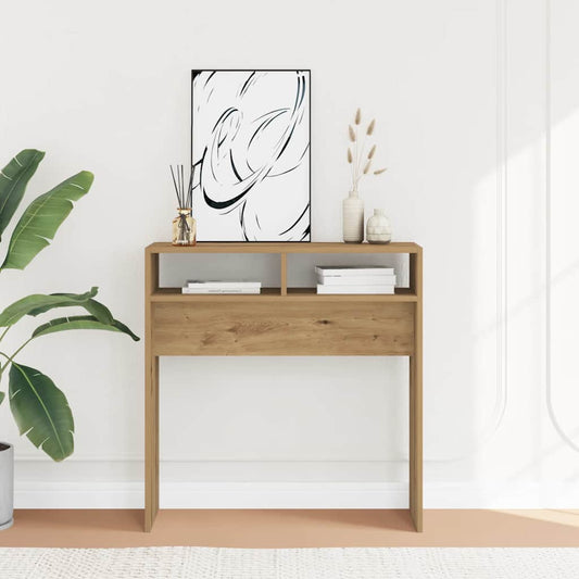 Avlastningsbord Konsollbord Artisan Eik 78x30x80 cm