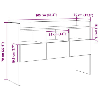 Skjenk Artisan Eik 105x30x70 cm