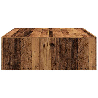Salongbord Sofabord Gammelt Tre 100x100x35 cm
