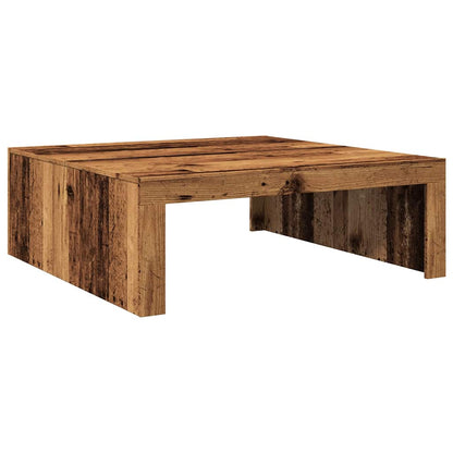 Salongbord Sofabord Gammelt Tre 100x100x35 cm