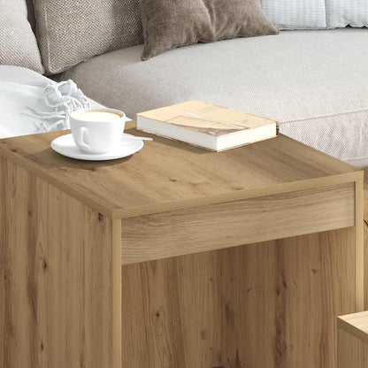 Salongbord Sofabord Artisan Eik 3 stk Artisan Eik