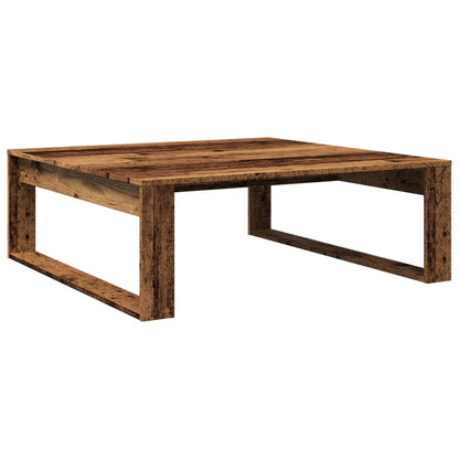 Salongbord Sofabord Gammelt Tre 100x100x35 cm