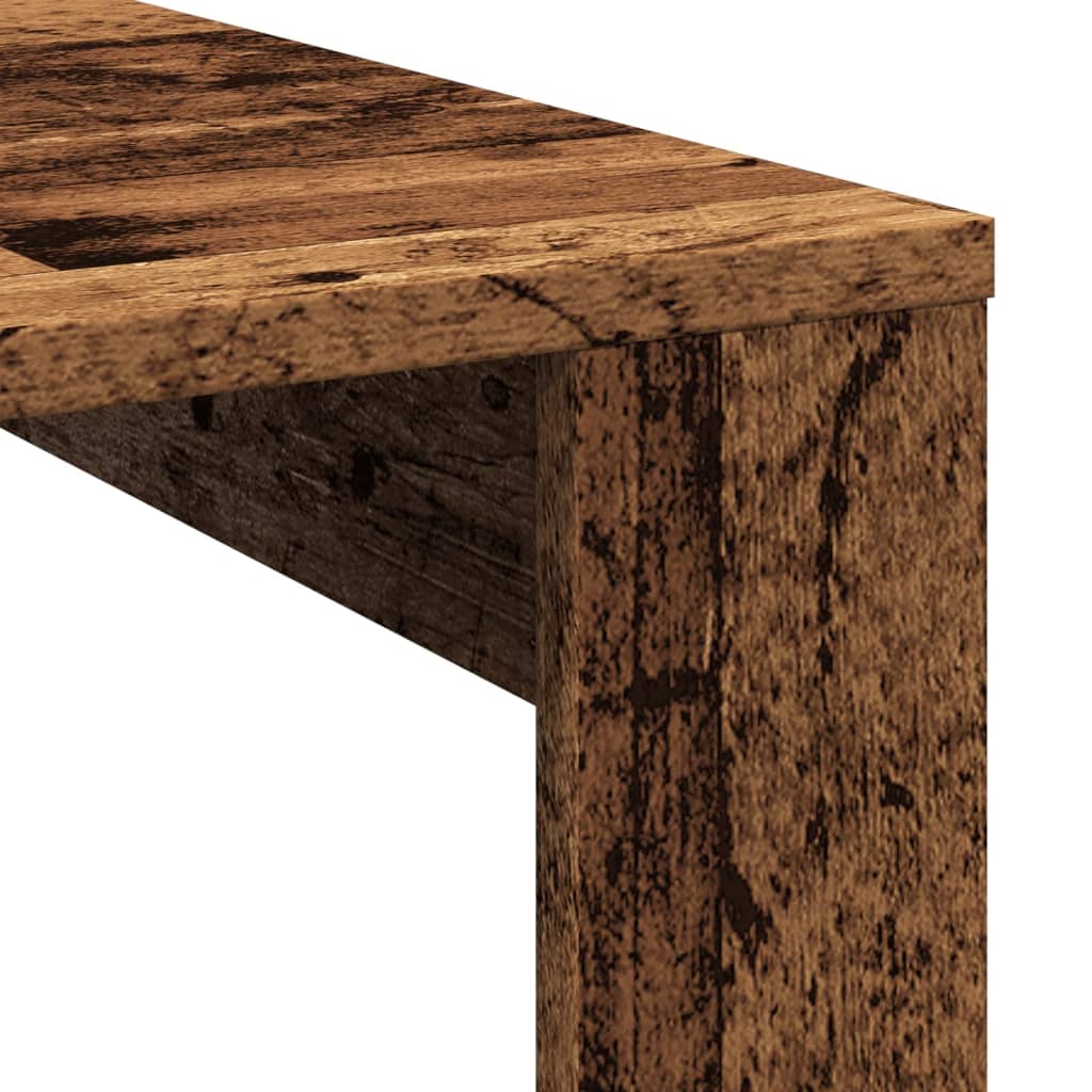 Salongbord Sofabord Gammelt Tre 100x100x35 cm