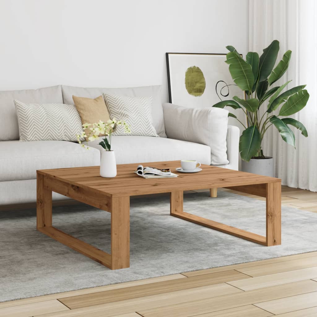 Salongbord Sofabord Artisan Eik 100x100x35 cm