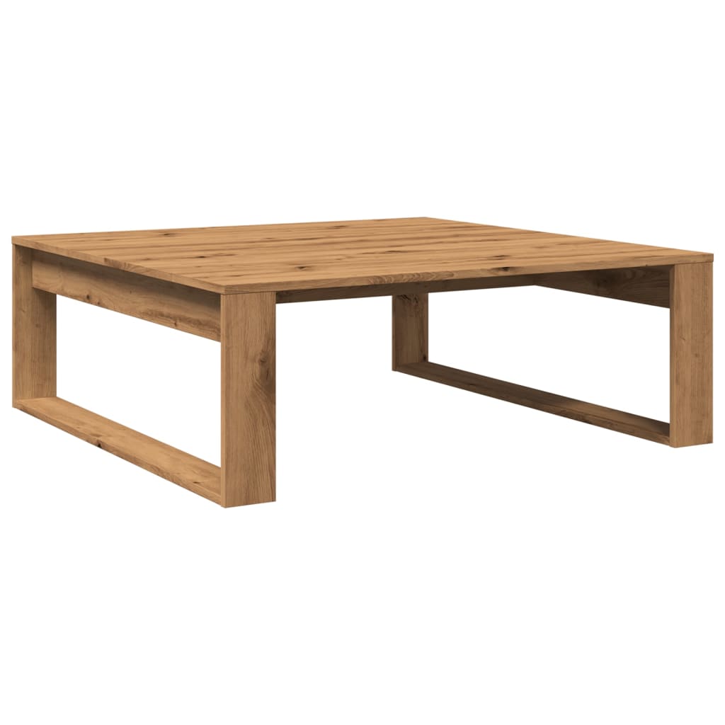 Salongbord Sofabord Artisan Eik 100x100x35 cm