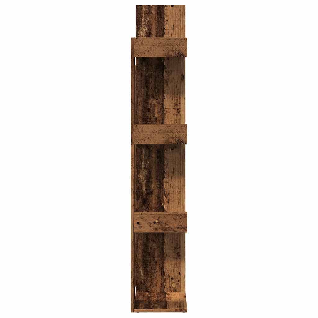 Bokhylle Gammelt Tre 48x25,5x140 cm