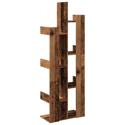 Bokhylle Gammelt Tre 48x25,5x140 cm