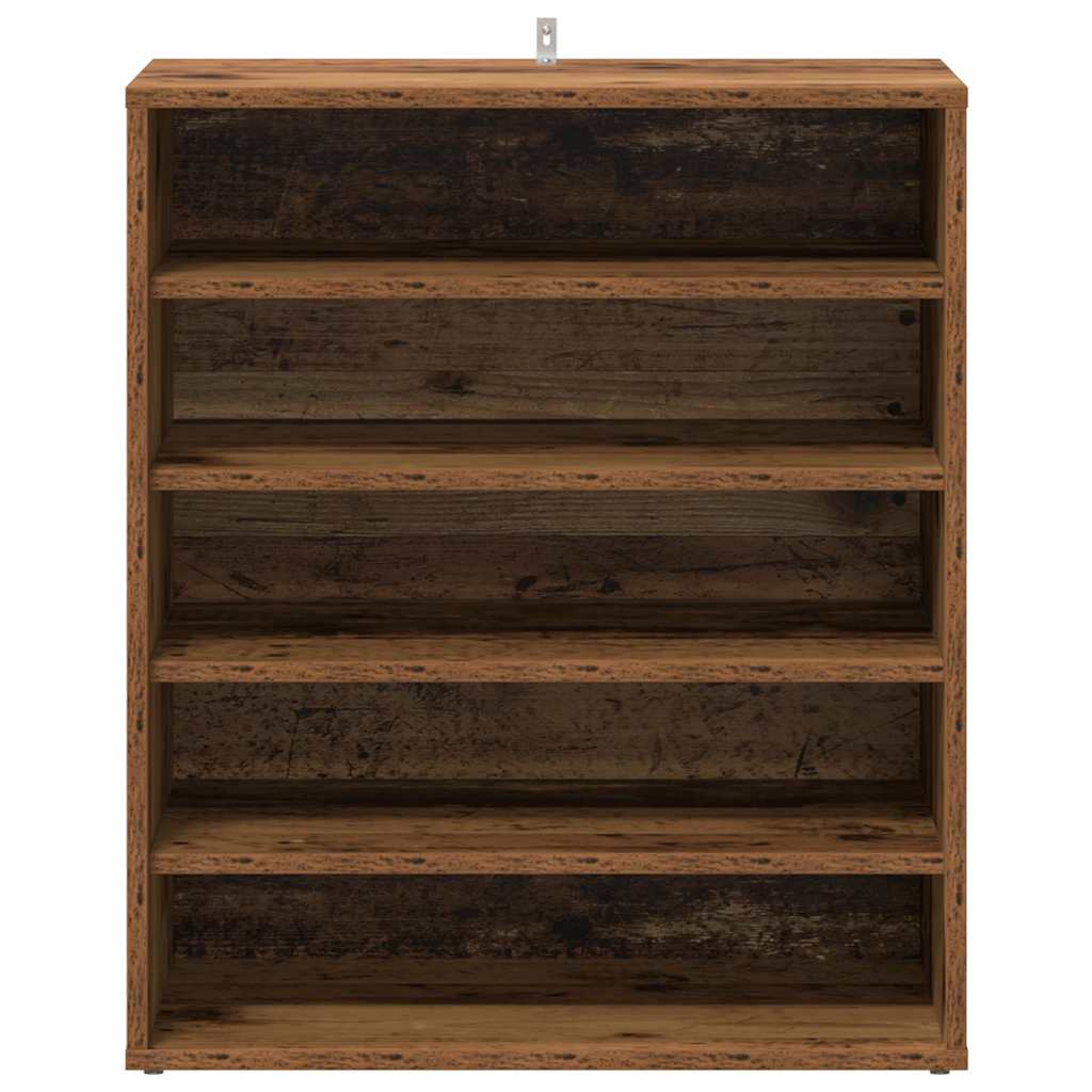 Skoskap gammelt tre 60x35x70 cm konstruert tre