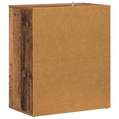 Skoskap gammelt tre 60x35x70 cm konstruert tre