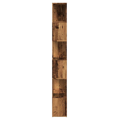 Bokhylle Gammelt Tre Romdeler 60x24x186 cm