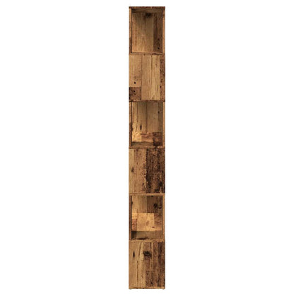Bokhylle Gammelt Tre Romdeler 80x24x186 cm