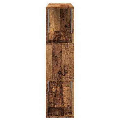 Bokhylle Gammelt Tre Romdeler 100x24x94 cm