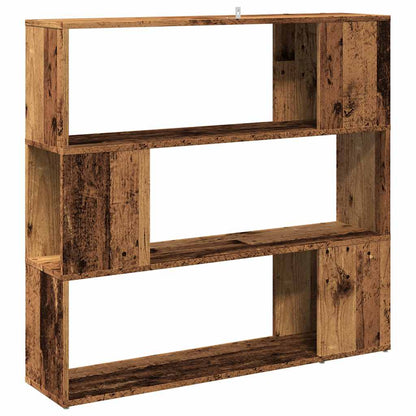 Bokhylle Gammelt Tre Romdeler 100x24x94 cm
