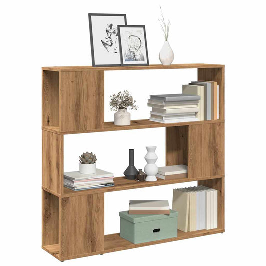 Bokhylle Artisan Eik Romdeler 100x24x94 cm
