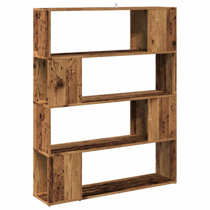 Bokhylle Gammelt Tre Romdeler 100x24x124,5 cm