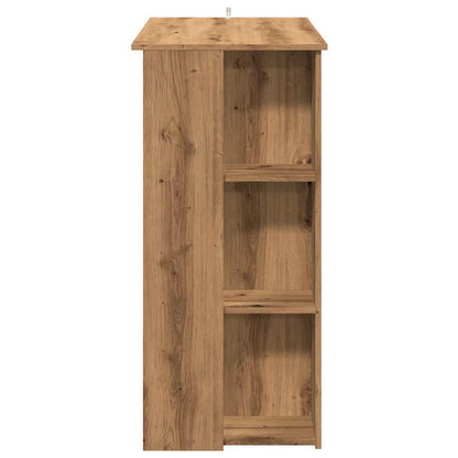 Barbord med hylle artisan eik 102x50x103,5 cm konstruert tre