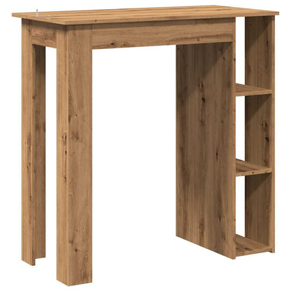 Barbord med hylle artisan eik 102x50x103,5 cm konstruert tre