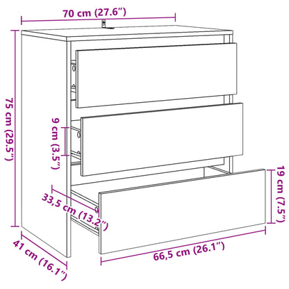 Skjenk Artisan Eik 70x41x75 cm