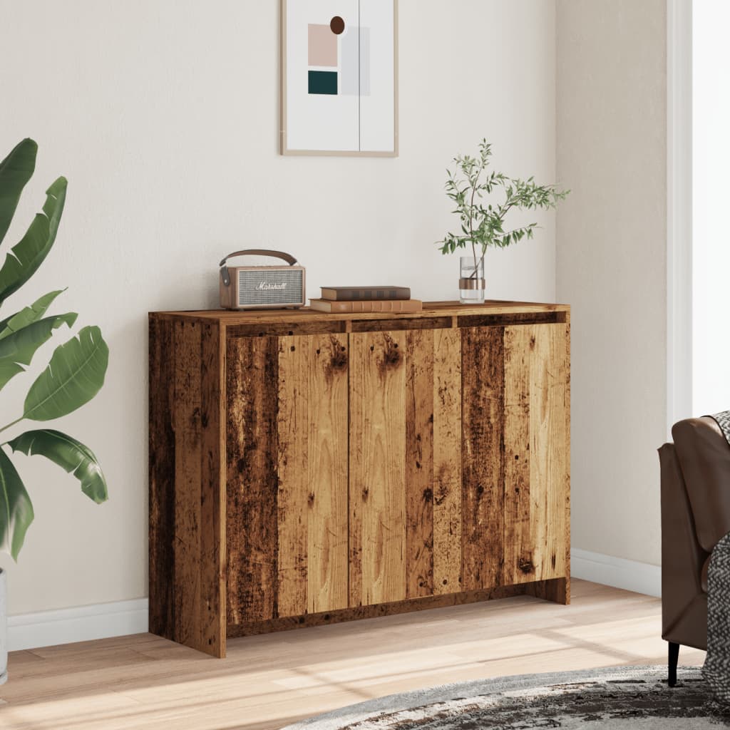 Skjenk Gammelt Tre 102x33x75 cm