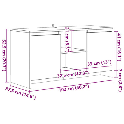 TV-Møbel Gammelt Tre Tv-benk 102x37,5x52,5 cm