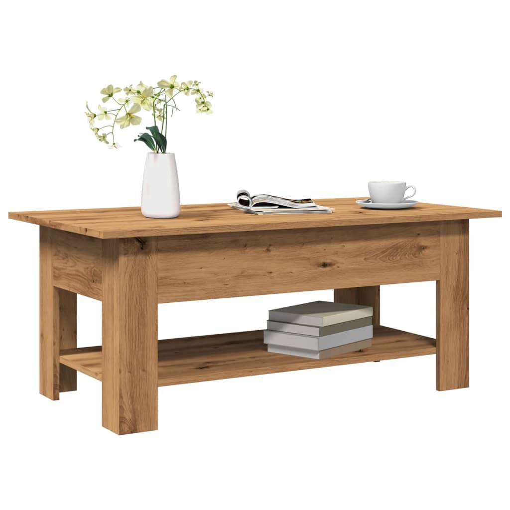 Salongbord Sofabord Artisan Eik 102x55x42 cm