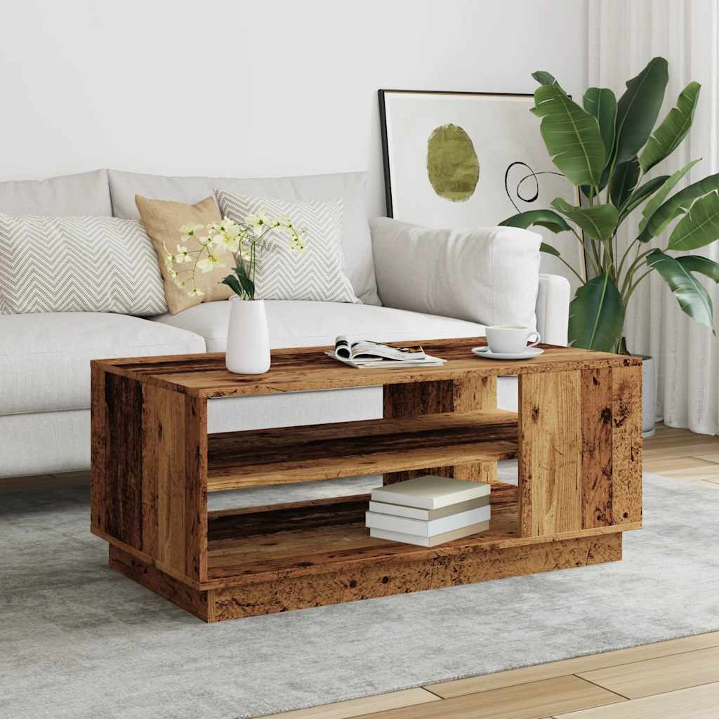 Salongbord Sofabord Gammelt Tre 102x55x43 cm