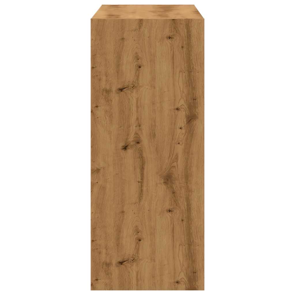 Bokhylle/romdeler artisan eik 80x30x72 cm