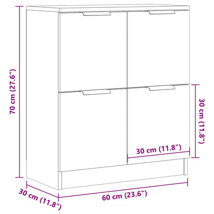 Skjenk Gammelt Tre 60x30x70 cm