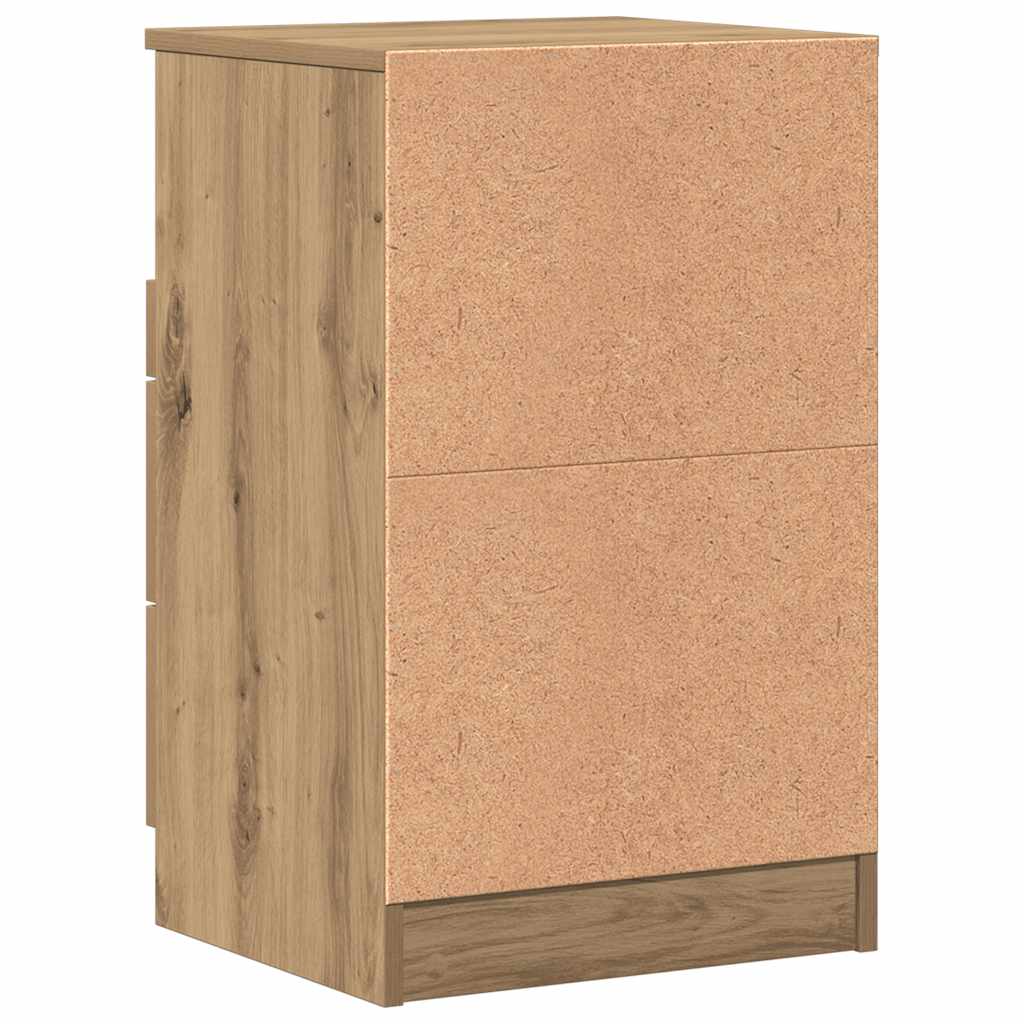 Nattbord artisan eik 40x36x65 cm konstruert tre
