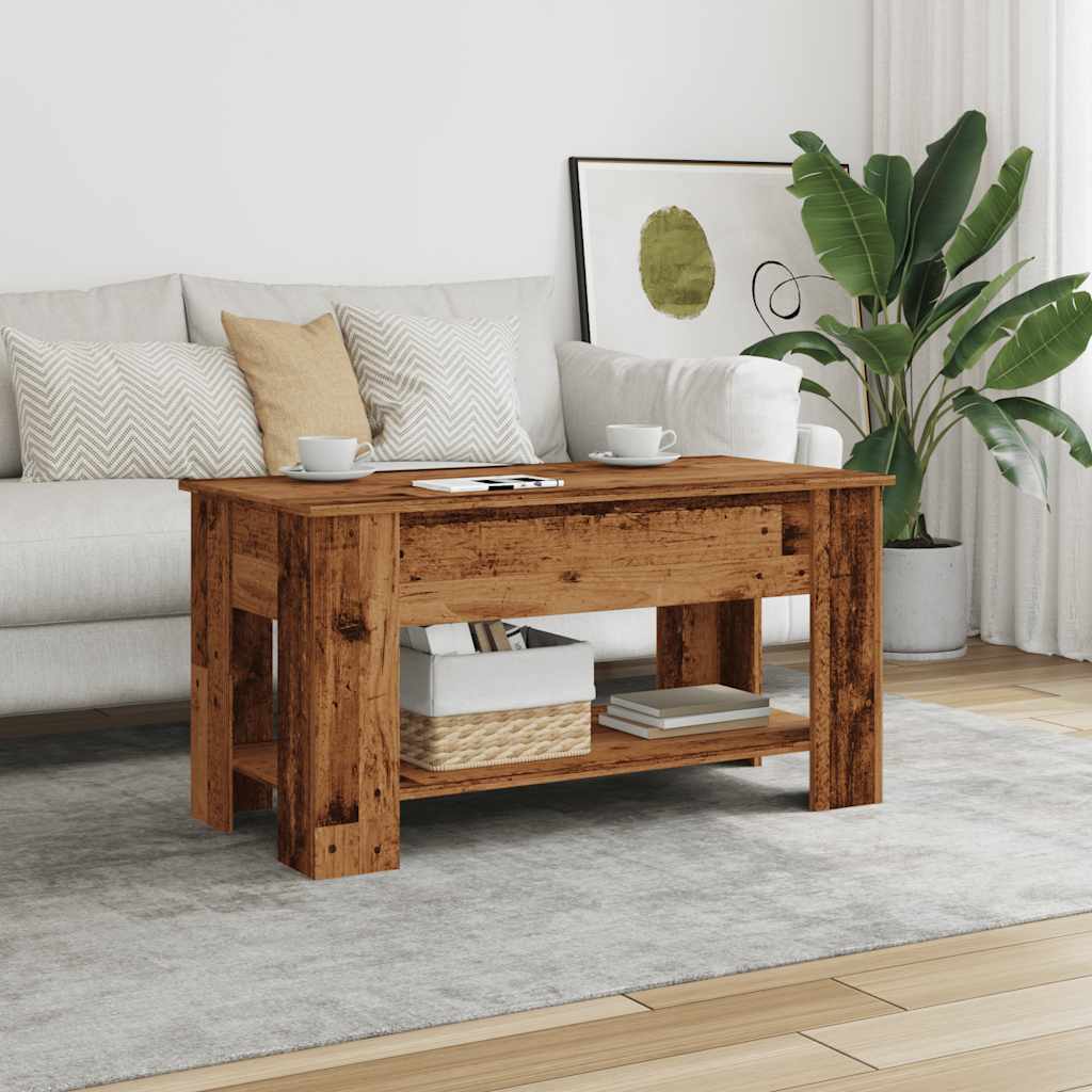 Salongbord Sofabord Gammelt Tre 101x49x52 cm