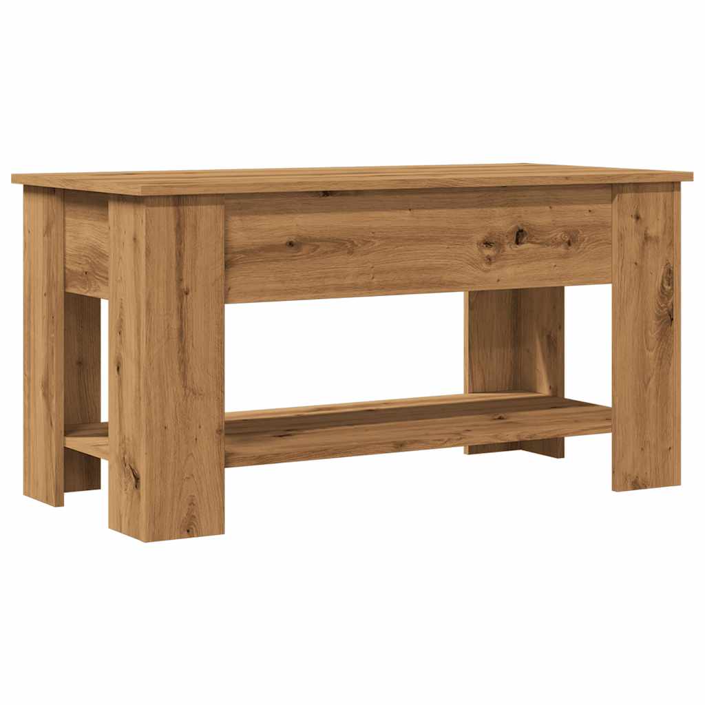 Salongbord Sofabord Artisan Eik 101x49x52 cm