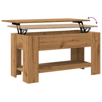 Salongbord Sofabord Artisan Eik 101x49x52 cm