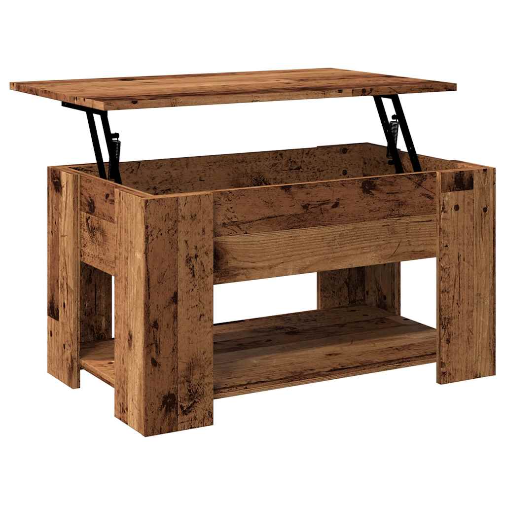 Salongbord Sofabord Gammelt Tre 79x49x41 cm